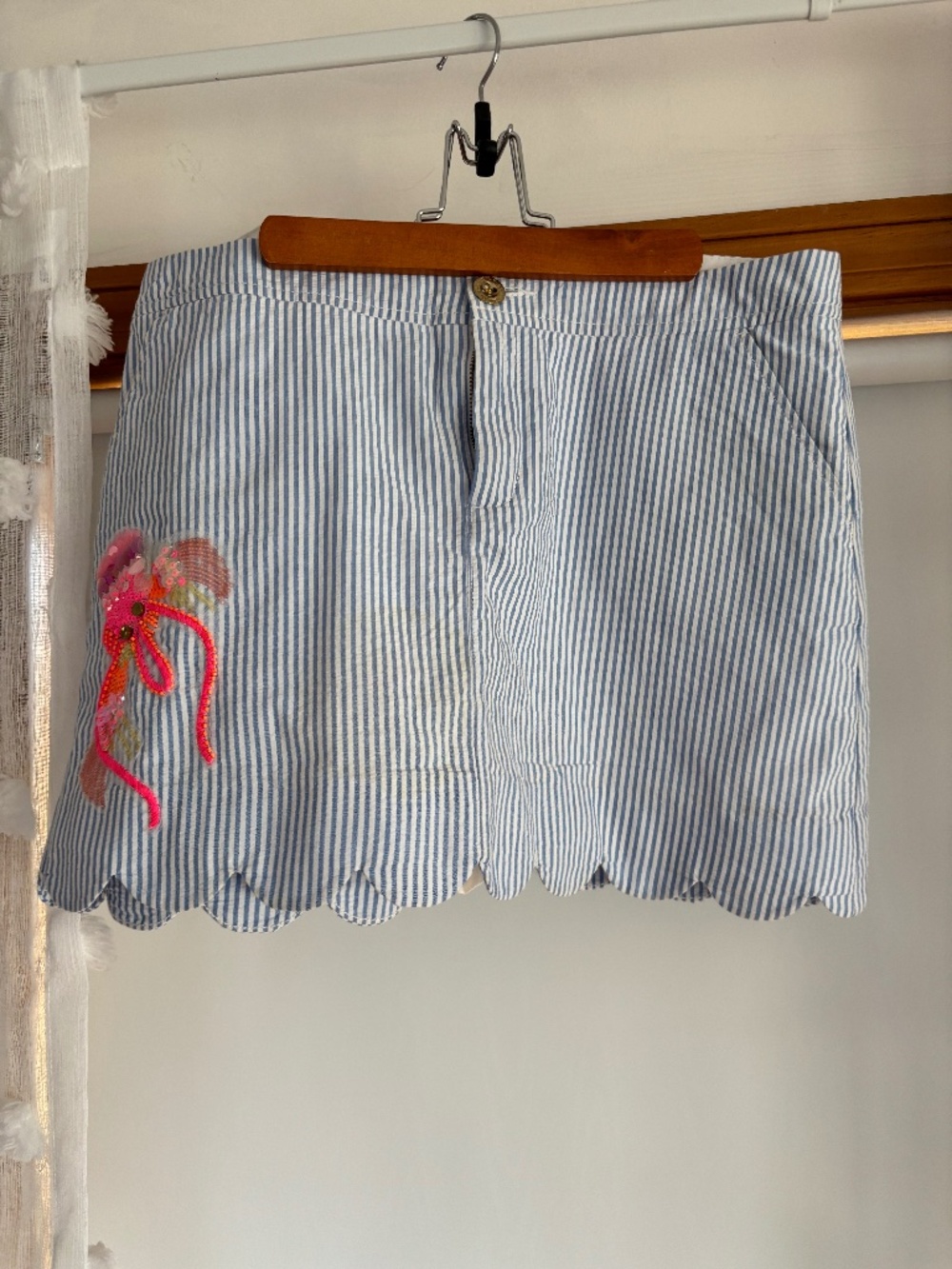 Lilly Pulitzer Seersucker skirt